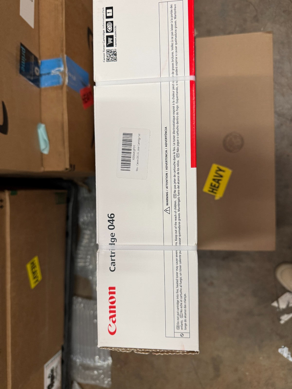 Canon 046 4 Colour Set Toner Cartridge Black,Cyan,Magenta,Yellow Sealed Box